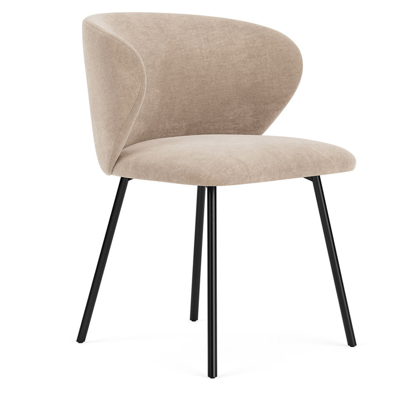 Danny Cream Textured Weave / Black Metal