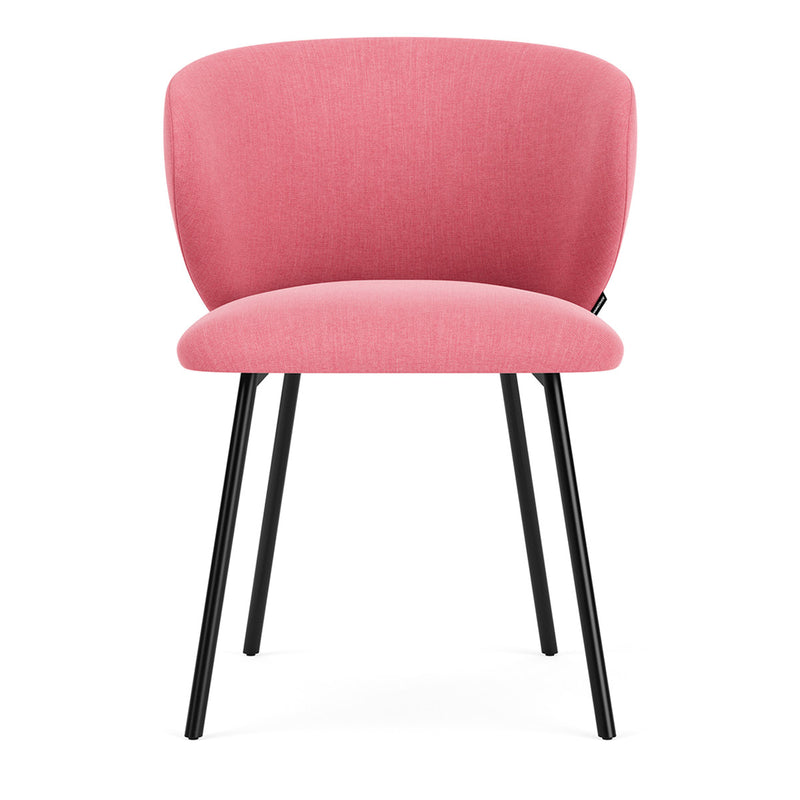 Firenze Bubblegum Fabric / Black Metal