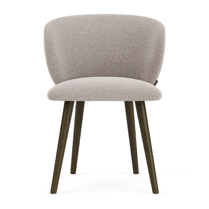 Agnes Brown Textured Weave / Dark Walnut