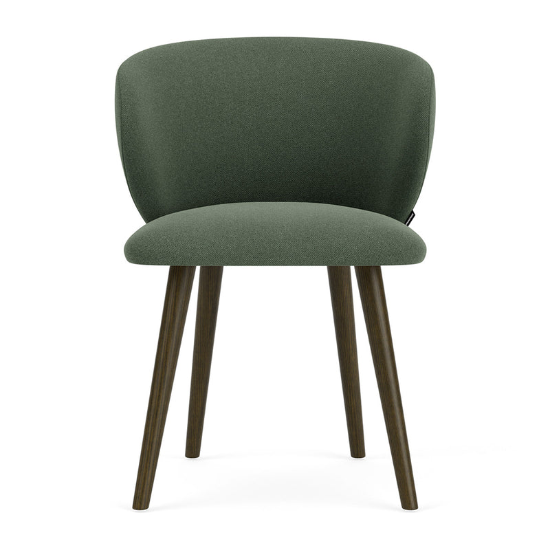 Cura Dark Green Weave / Dark Walnut