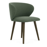 Cura Dark Green Weave / Dark Walnut