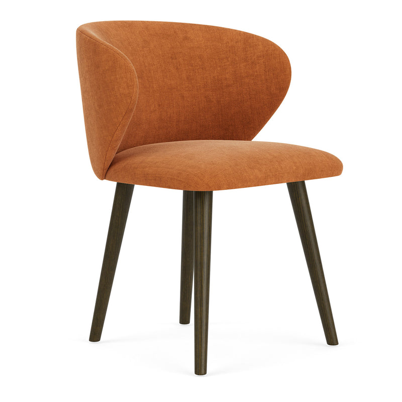 Danny Amber Textured Weave / Dark Walnut