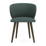 Form Blue Grey Fabric / Dark Walnut
