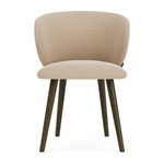 Form Cream Fabric / Dark Walnut