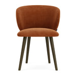 Moss Rust Fabric / Dark Walnut