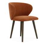 Moss Rust Fabric / Dark Walnut