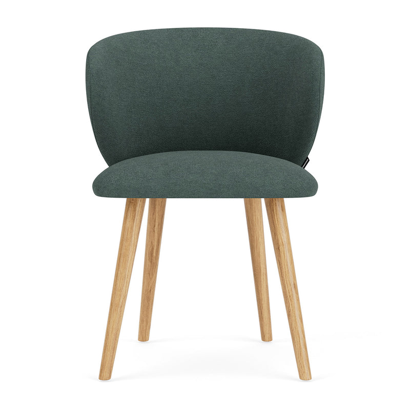 Form Blue Grey Fabric / Oak