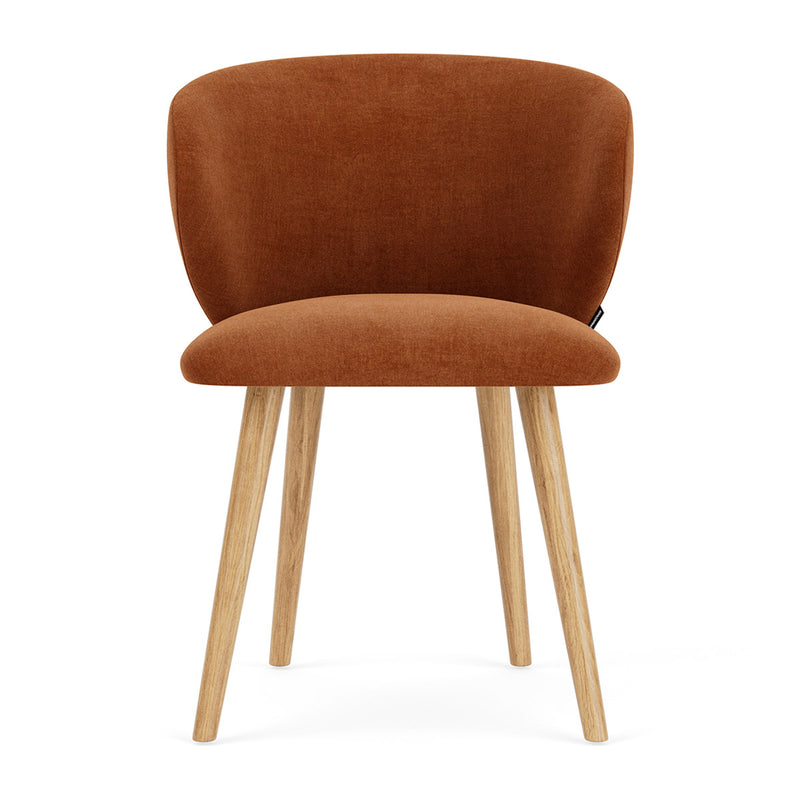 Moss Rust Fabric / Oak
