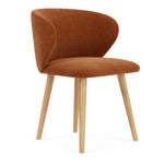 Moss Rust Fabric / Oak