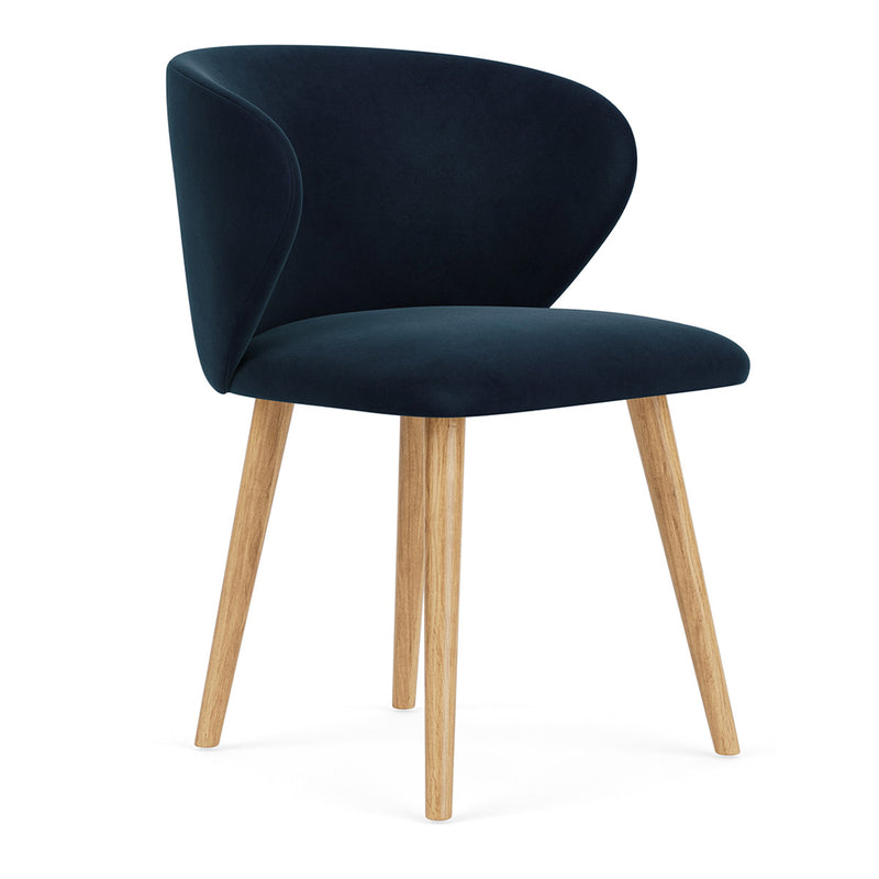 Lux Navy Velvet / Oak