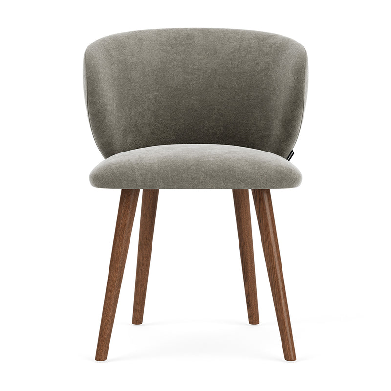 Planet Grey Green Fabric / Walnut Natural