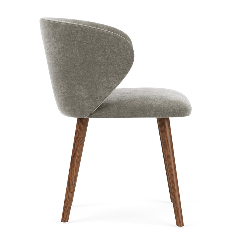 Planet Grey Green Fabric / Walnut Natural