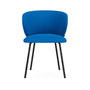 Ellie Dining Chair - Mark Cobalt Blue Weave / Black Metal