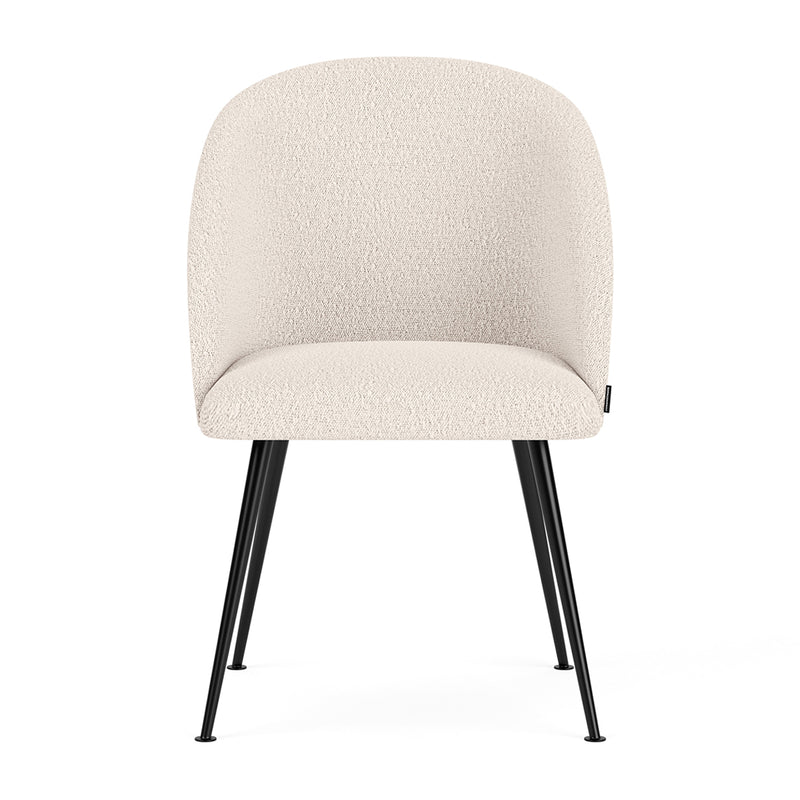 Maya Cream Boucle / Black Metal