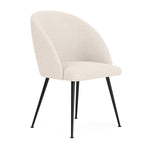 Maya Cream Boucle / Black Metal