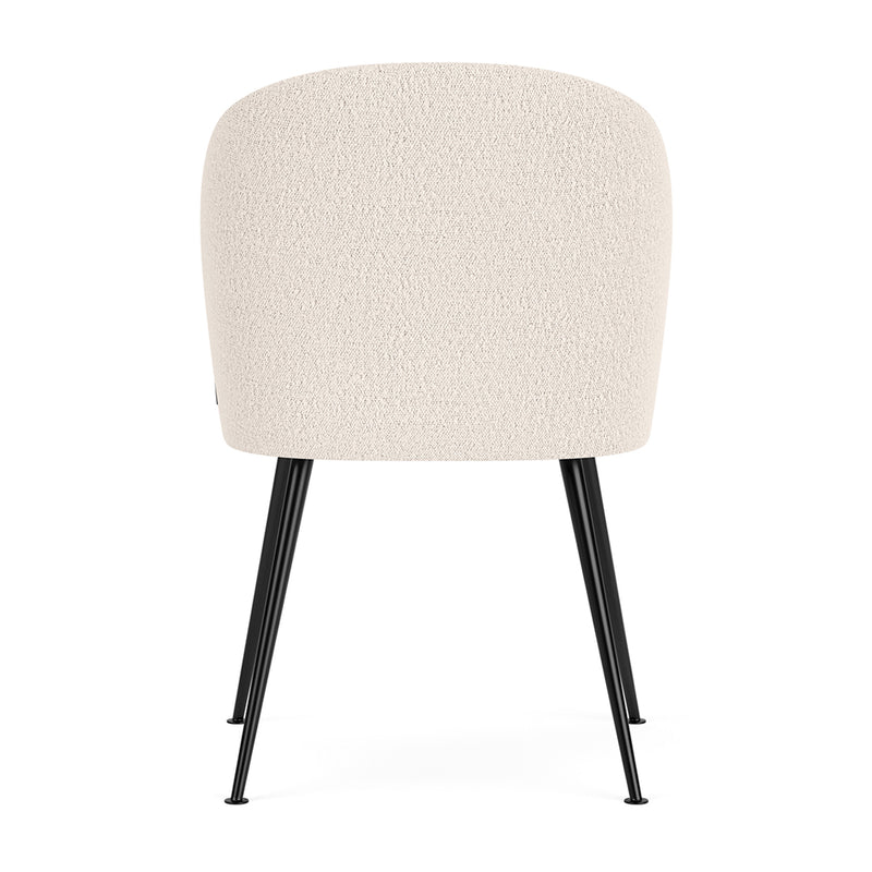 Maya Cream Boucle / Black Metal