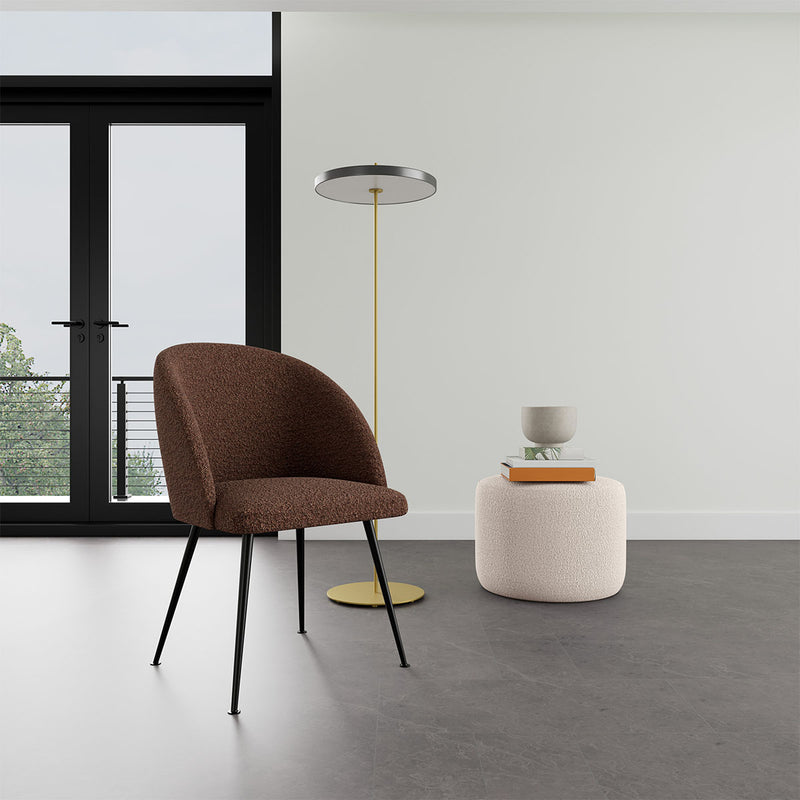 Pebble Rust Boucle / Black Metal