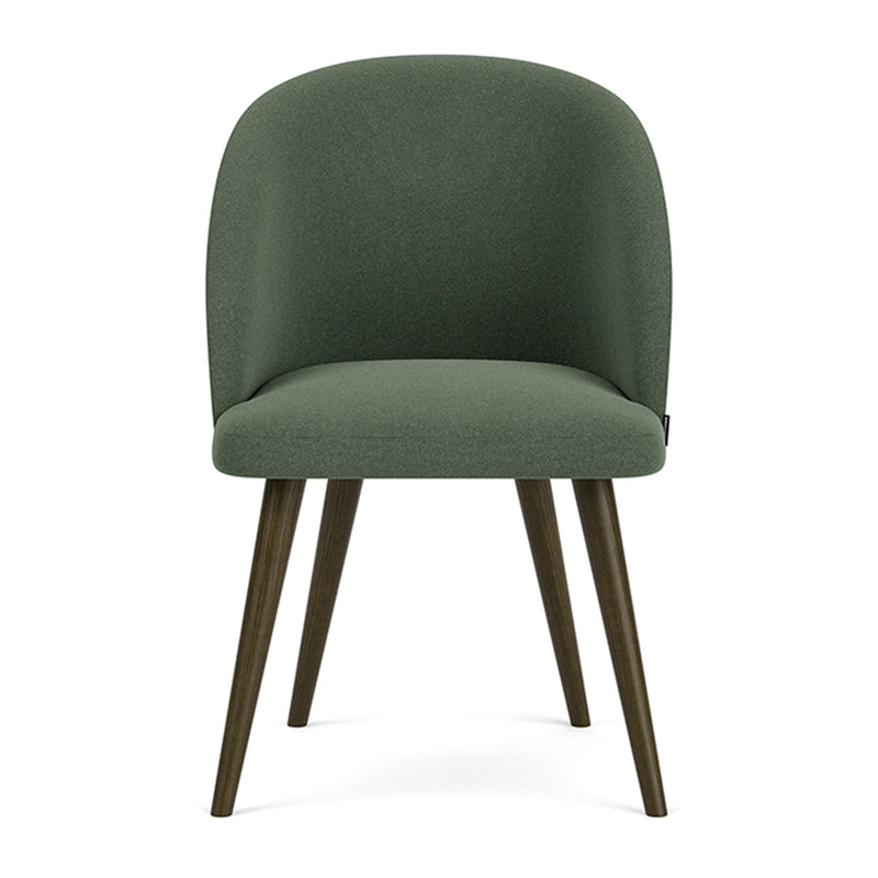 Cura Dark Green Weave / Dark Walnut