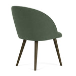 Cura Dark Green Weave / Dark Walnut