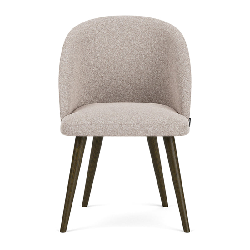 Fabio Stone Fabric / Dark Walnut