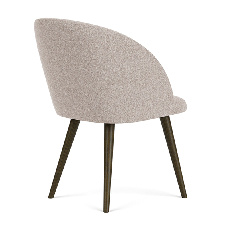 Fabio Stone Fabric / Dark Walnut