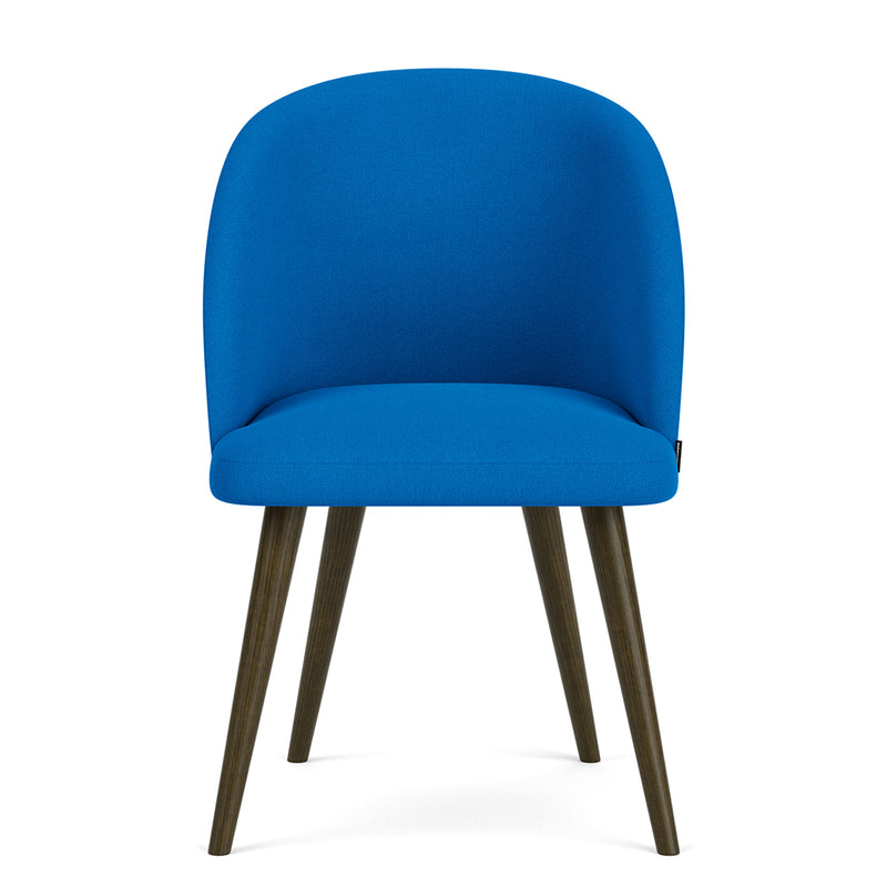 Mark Cobalt Blue Weave / Dark Walnut