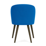 Mark Cobalt Blue Weave / Dark Walnut