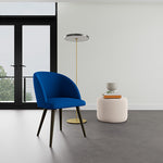 Mark Cobalt Blue Weave / Dark Walnut