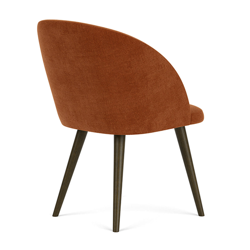 Moss Rust Fabric / Dark Walnut