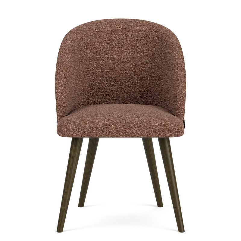 Pebble Rust Boucle / Dark Walnut