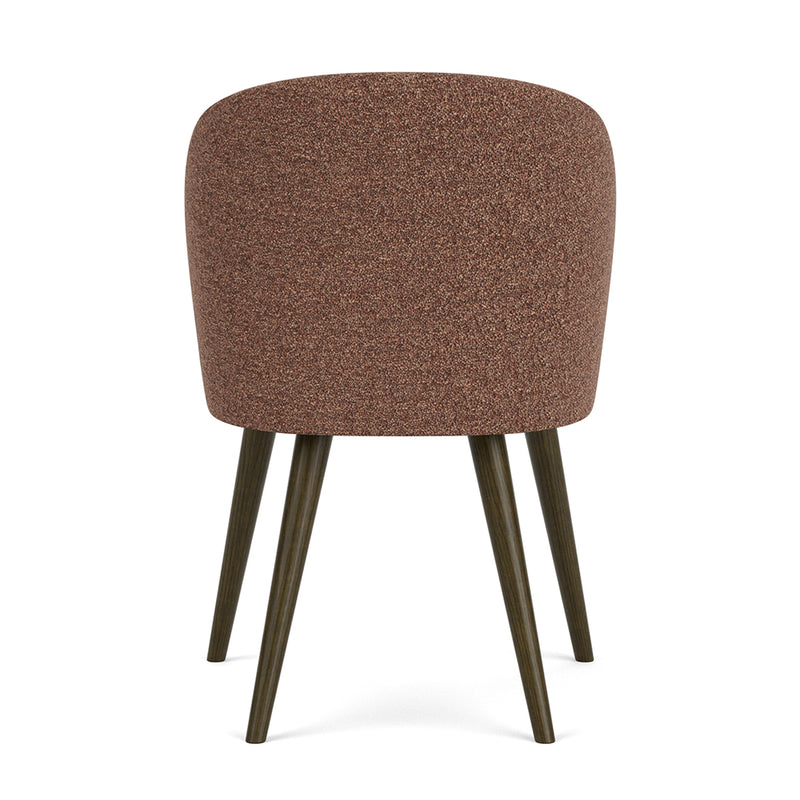 Pebble Rust Boucle / Dark Walnut