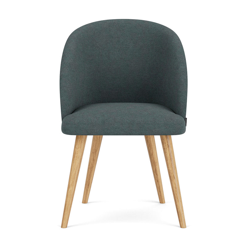 Form Blue Grey Fabric / Oak