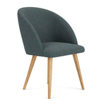 Form Blue Grey Fabric / Oak