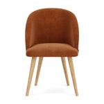 Moss Rust Fabric / Oak