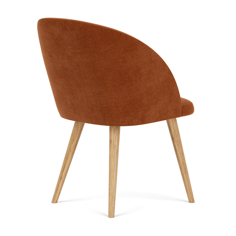 Moss Rust Fabric / Oak
