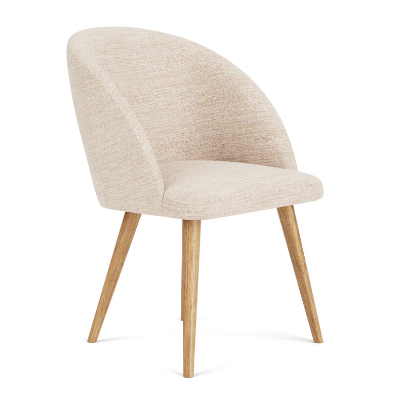 Vega Cream Textured Weave / Oak