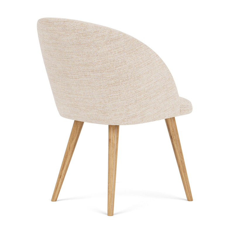 Vega Cream Textured Weave / Oak