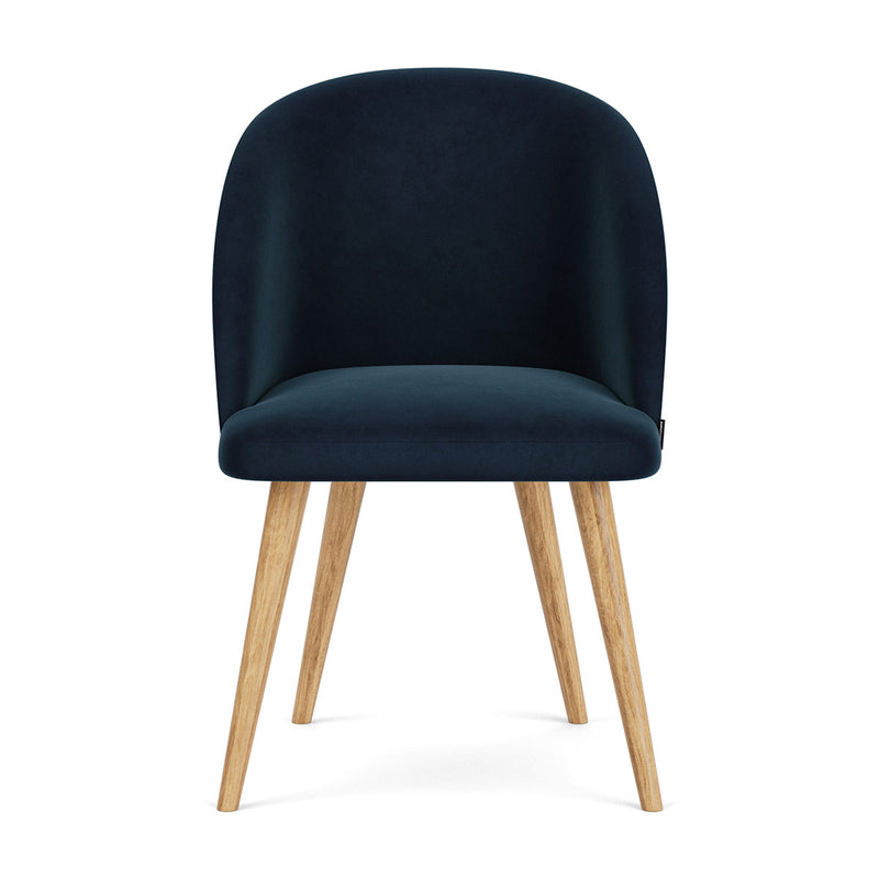 Lux Navy Velvet / Oak
