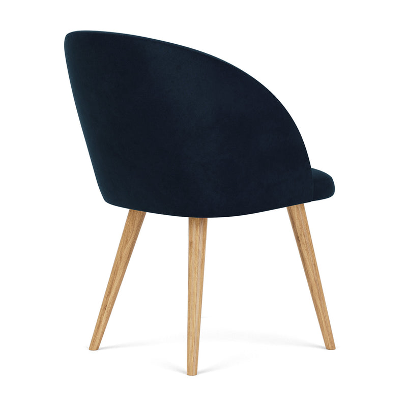 Lux Navy Velvet / Oak