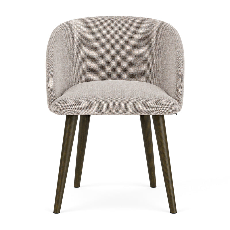 Agnes Brown Textured Weave / Dark Walnut