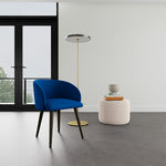 Mark Cobalt Blue Weave / Dark Walnut