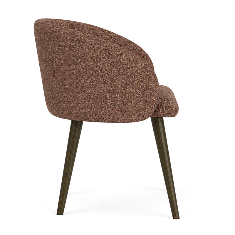 Pebble Rust Boucle / Dark Walnut