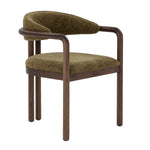 Olive Textured Weave / Walnut