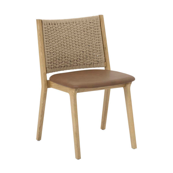 Yarn Leather Dining Chair