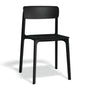 Clay Stacking Dining Chair - Black