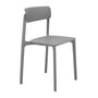 Clay Stacking Dining Chair - Grey