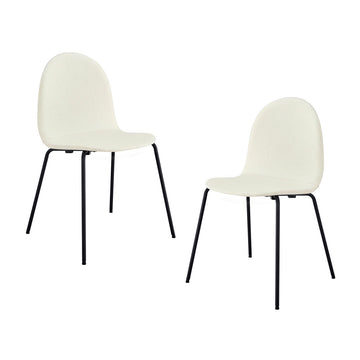 Archie Fabric Dining Chair (Set of 2)