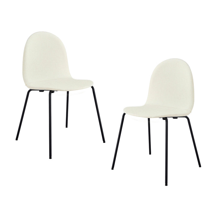 Archie Fabric Dining Chair (Set of 2)