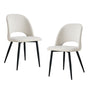 Asta Fabric Dining Chair (Set of 2) - Cream Weave