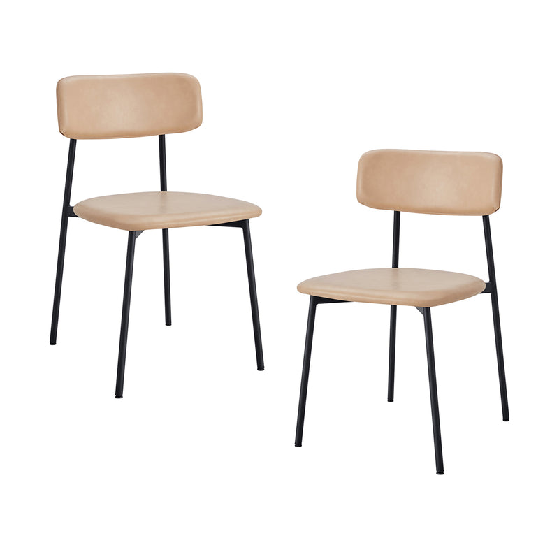 Bailey Leatherette Dining Chair (Set of 2)